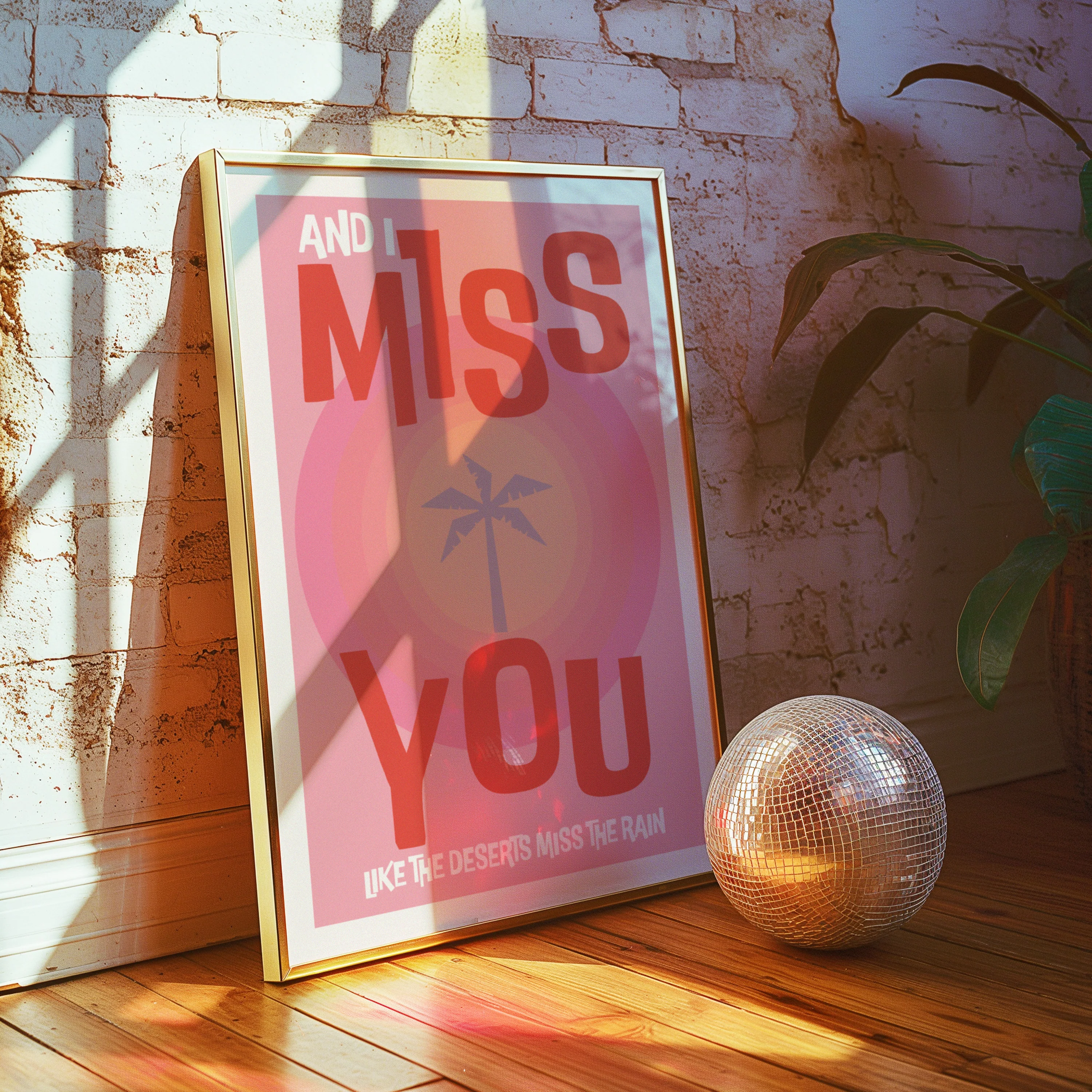 And I Miss You Poster - Image 3