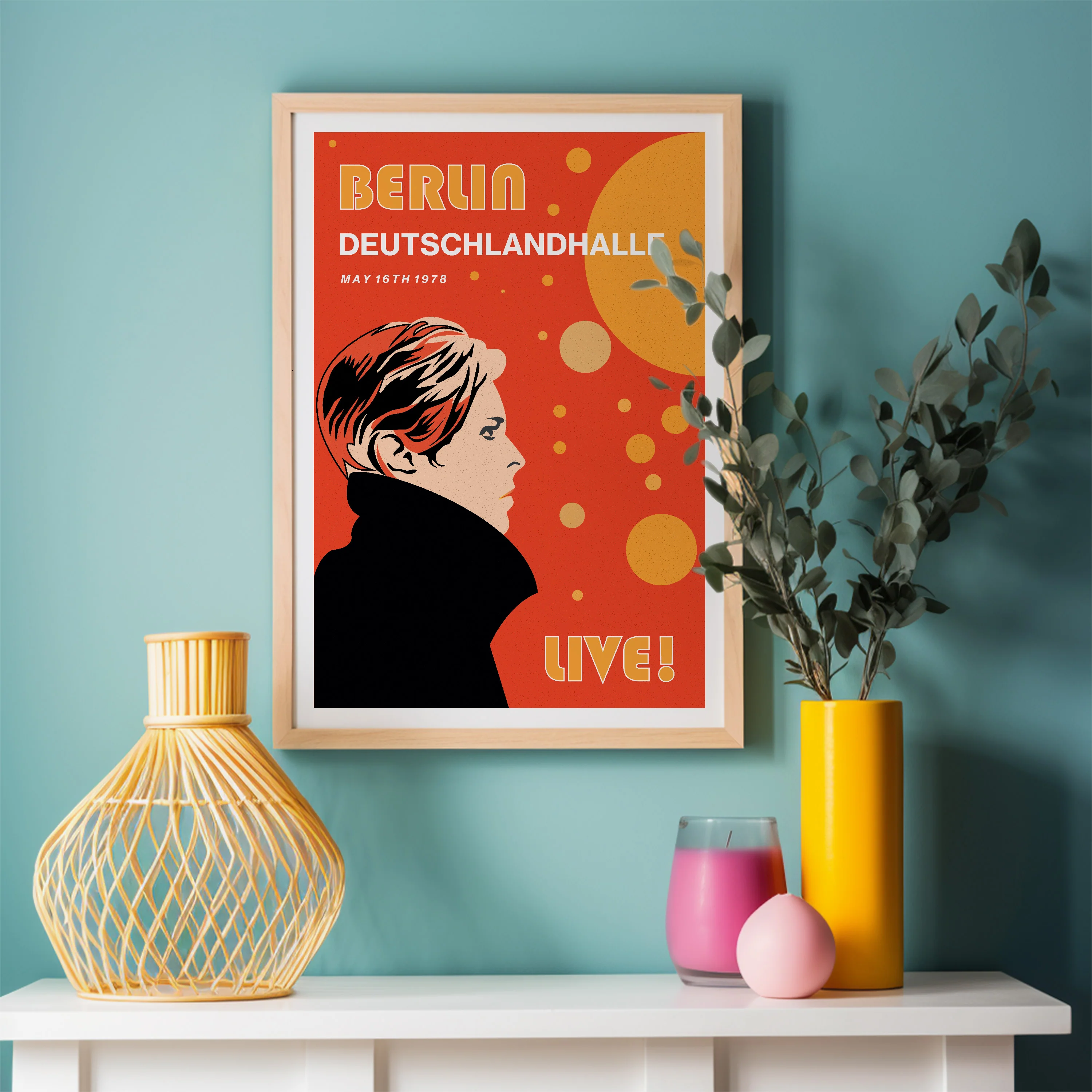Bowie Berlin Concert Poster - Image 3