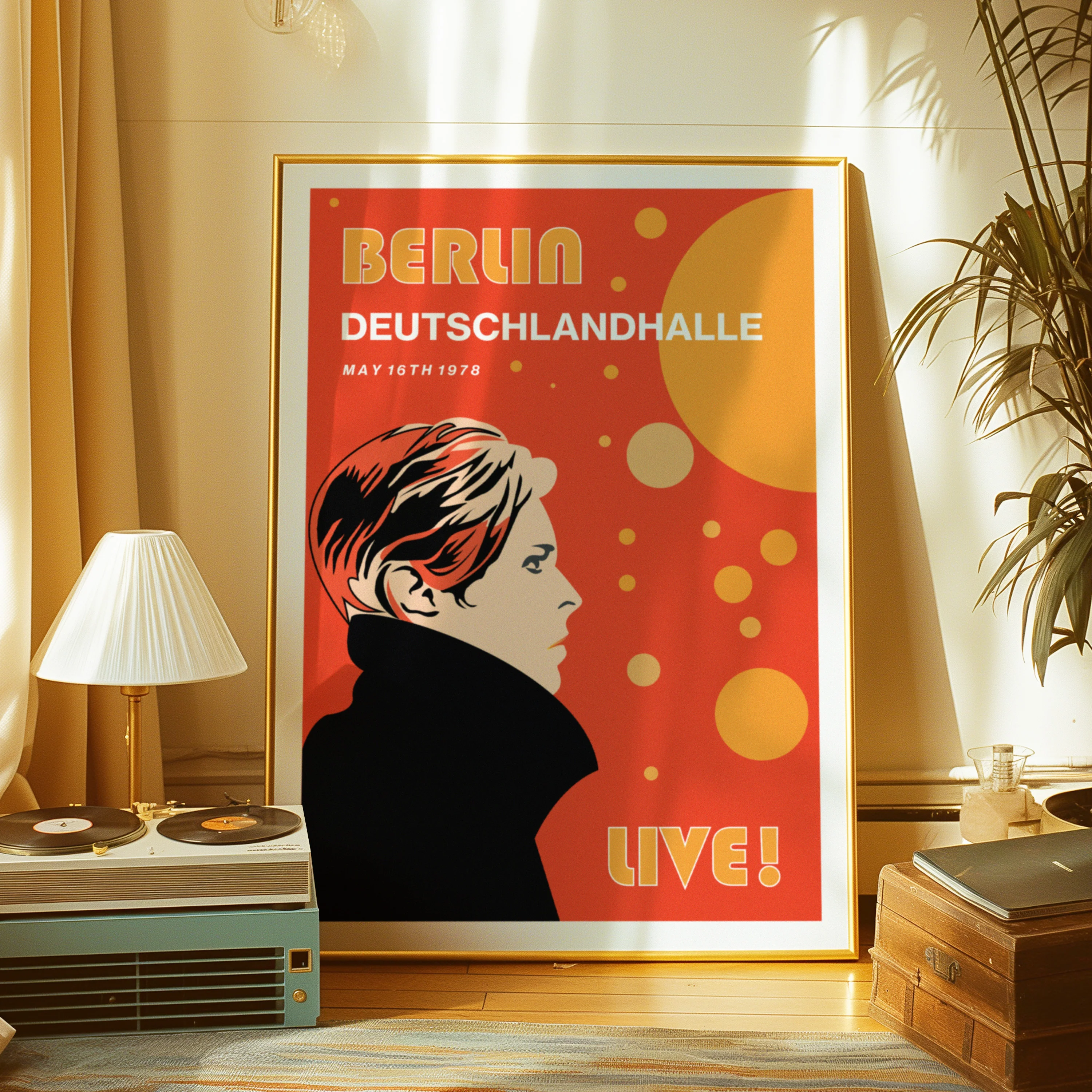 Bowie Berlin Concert Poster - Image 4