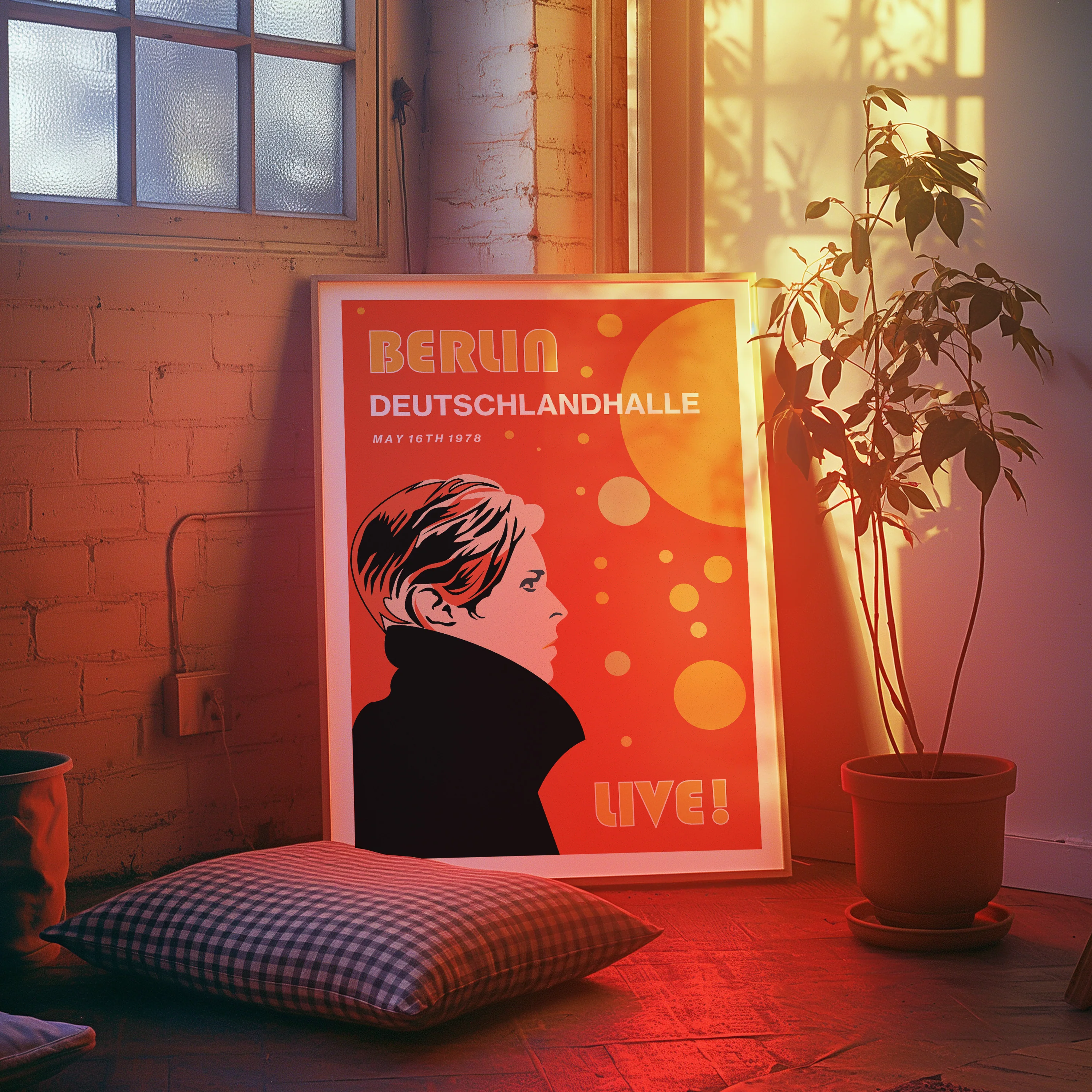 Bowie Berlin Concert Poster - Image 8