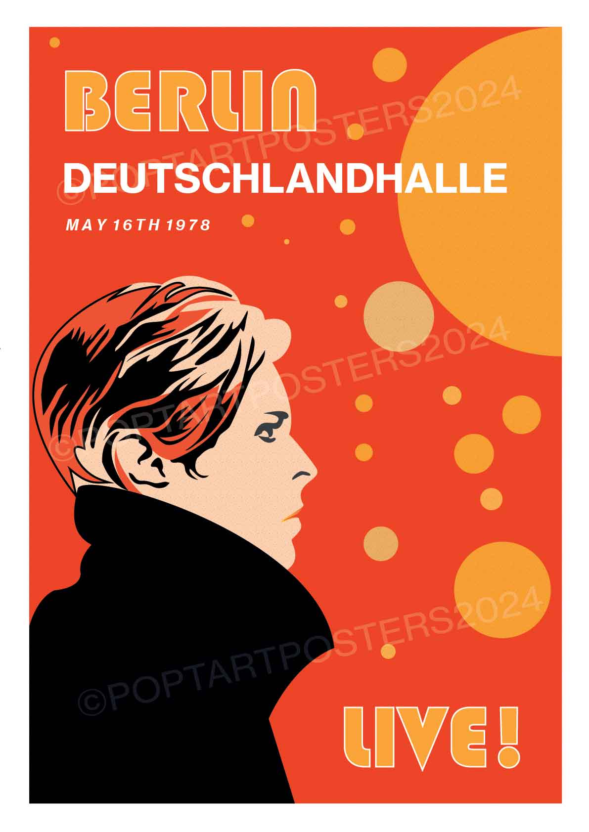Bowie Berlin Concert Poster - Image 9