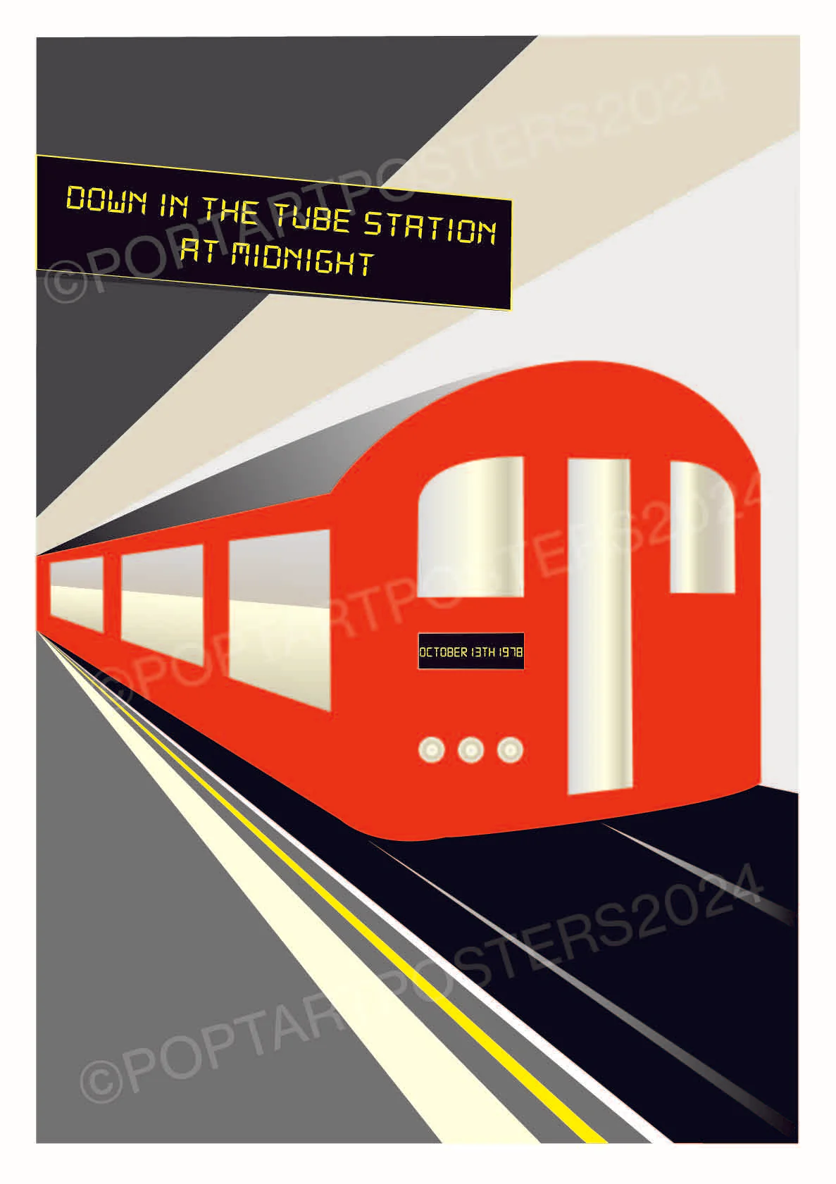 Down In The Tube Station Poster - Image 7