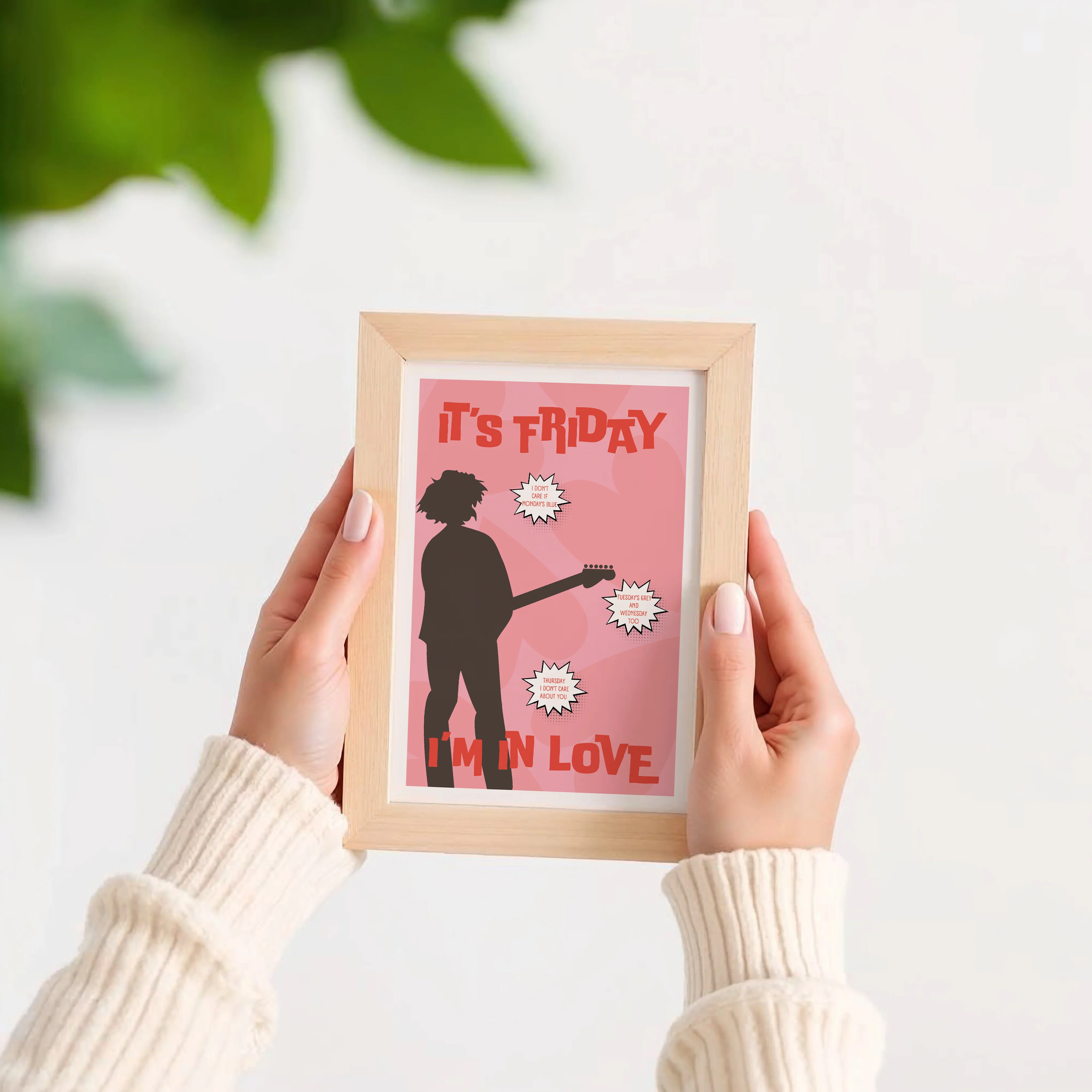 Friday I'm In Love Song Lyric Poster - Image 12