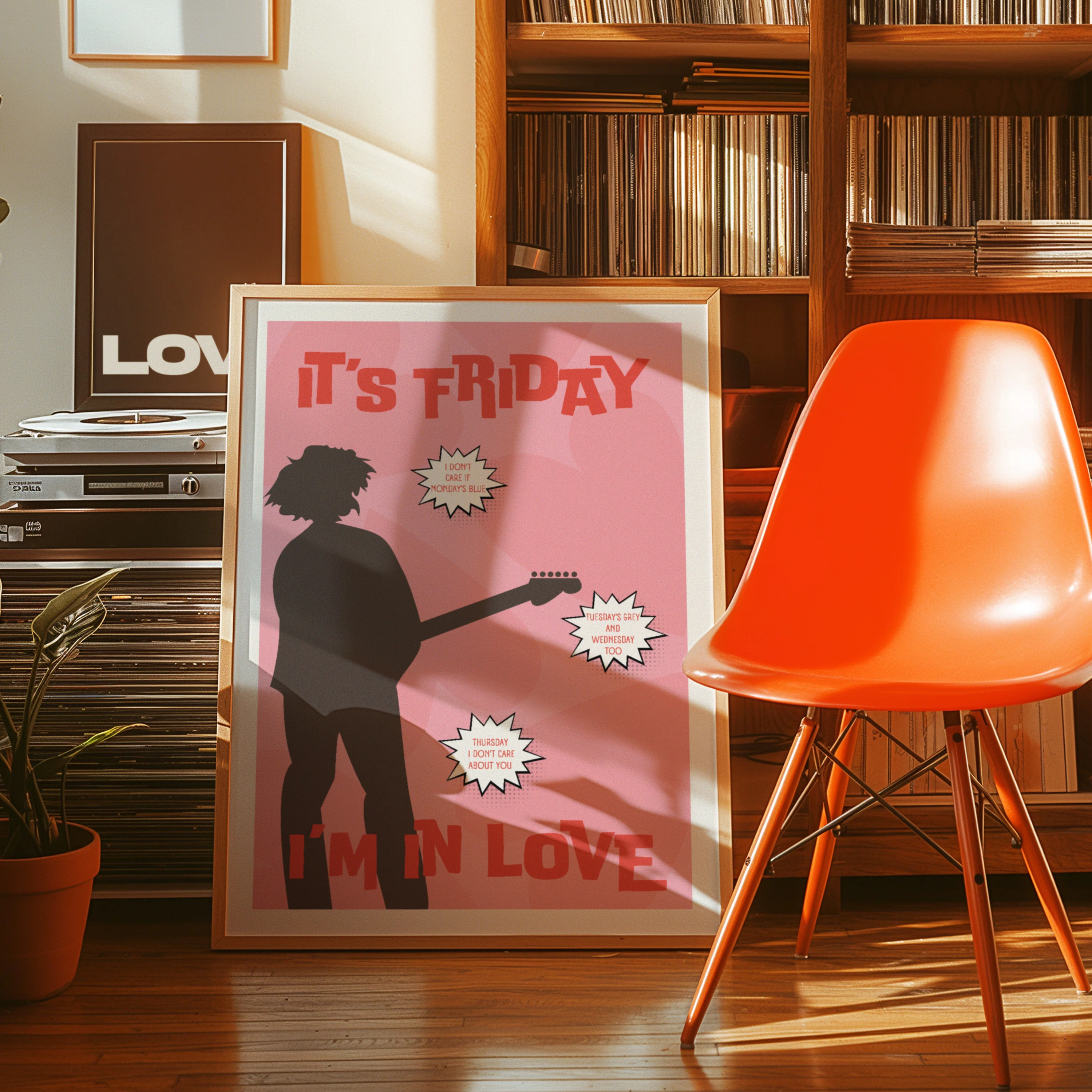 Friday I'm In Love Song Lyric Poster - Image 7