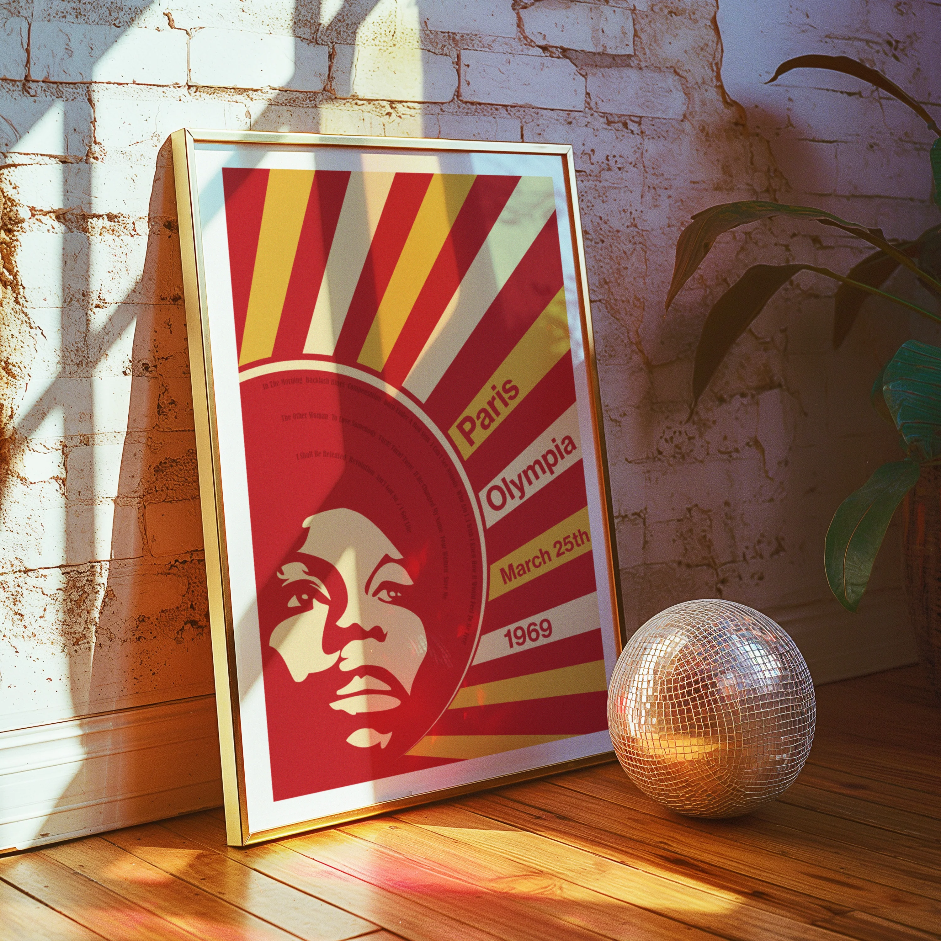 Nina Simone Concert Poster. - Image 3