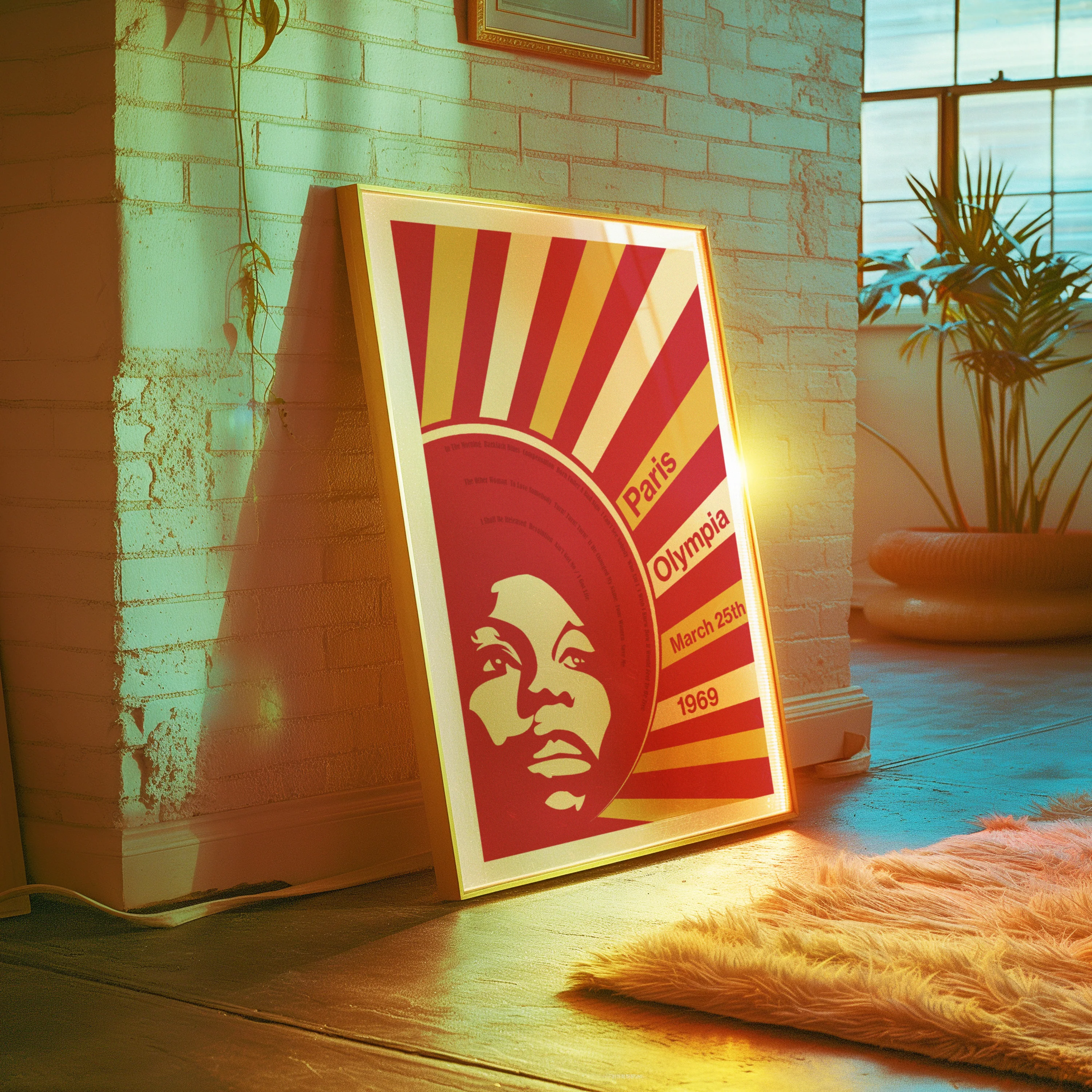 Nina Simone Concert Poster. - Image 7