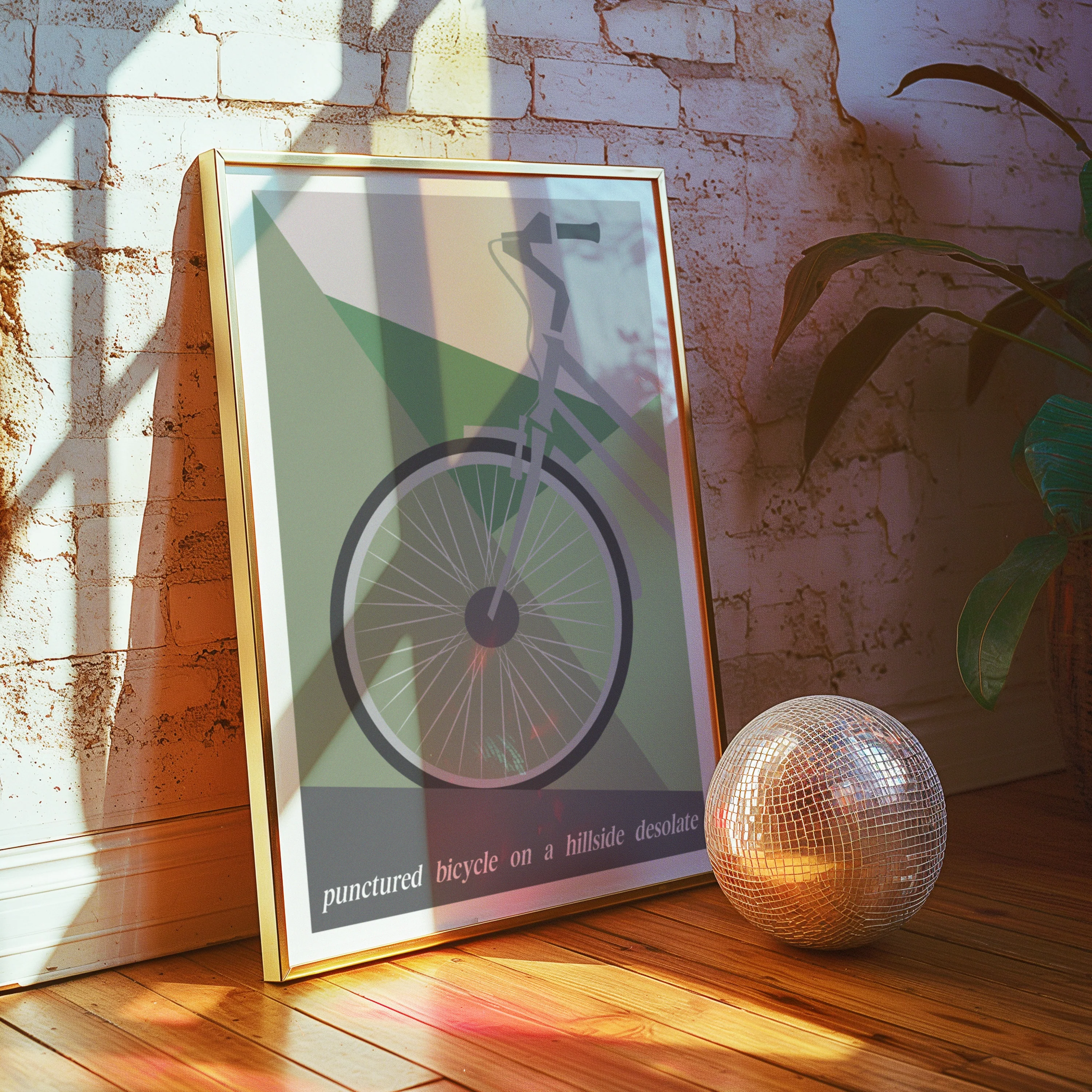 Punctured Bicycle Poster - Image 3