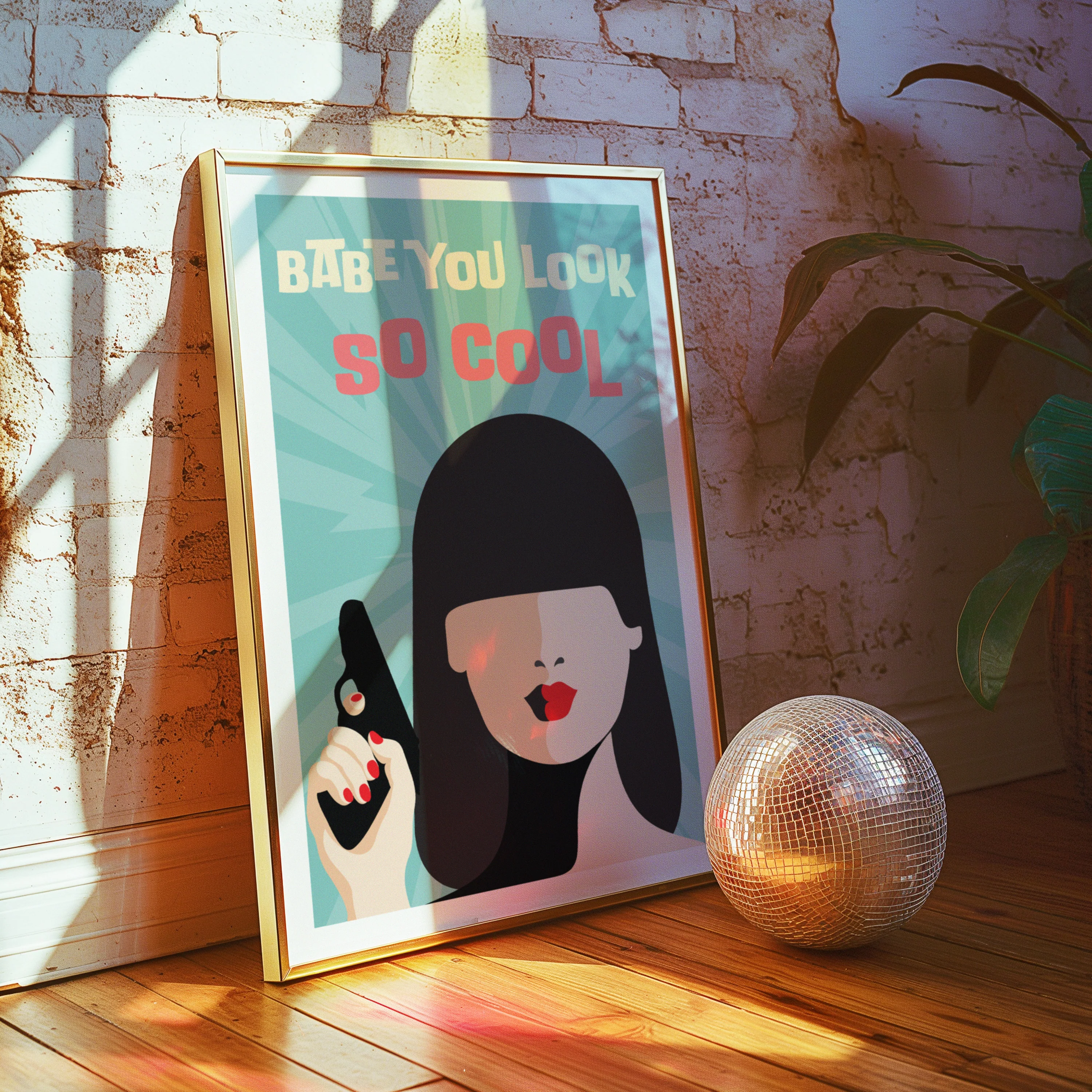 Babe You Look So Cool Poster - Image 3