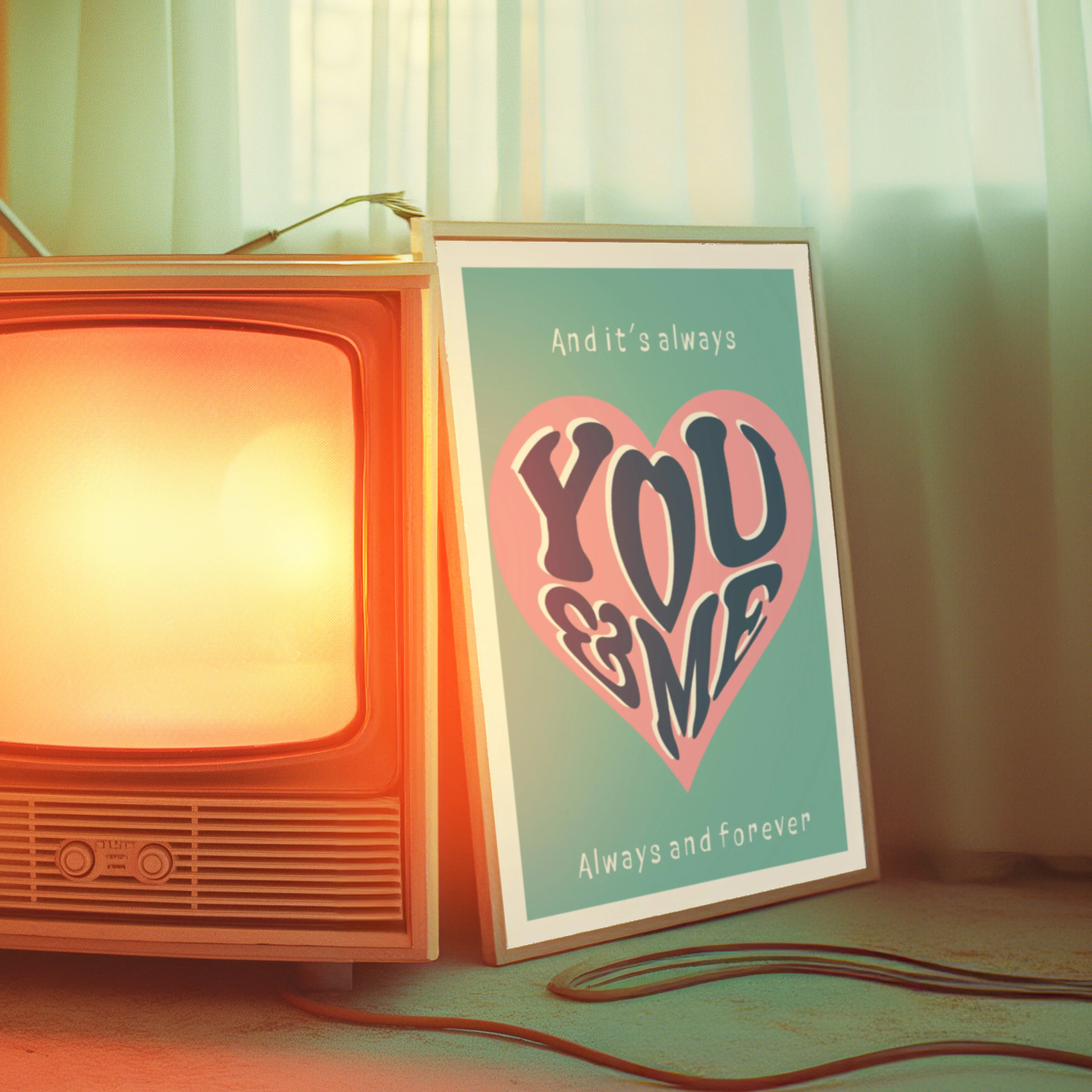 You And Me Song Poster - Image 4